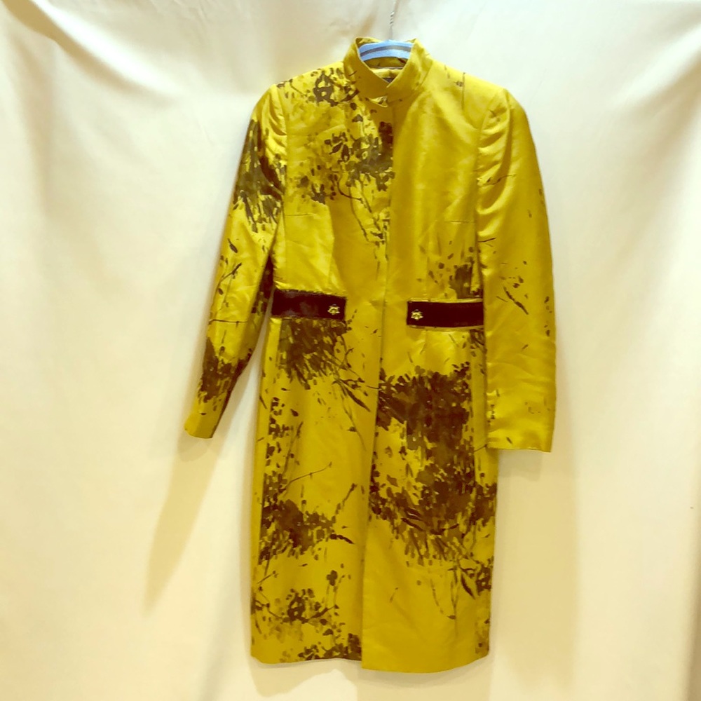 Anne KLEIN silk dress coat.
